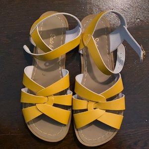 Yellow Salt Water Sandals